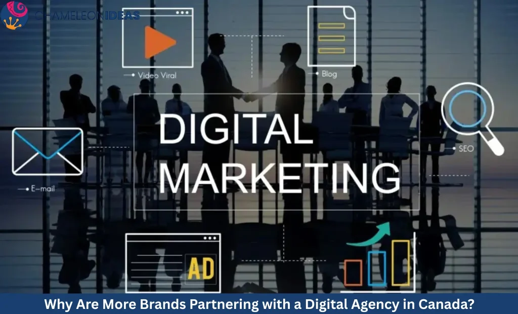 Business meeting with digital marketing icons and concepts