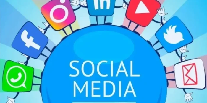 Social media marketing with Facebook, Instagram, LinkedIn