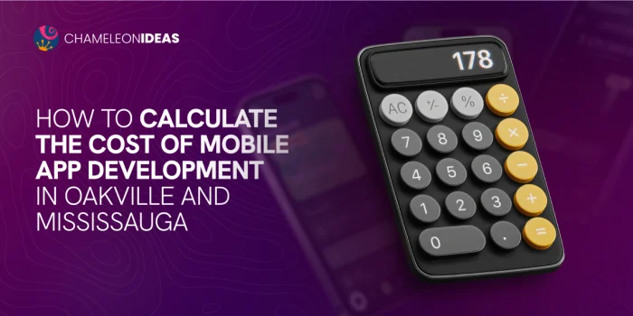 App development cost Oakville Mississauga calculation