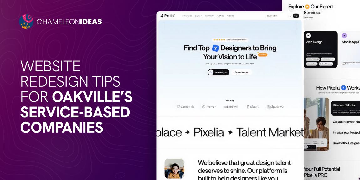 Oakville website redesign tips service-based companies