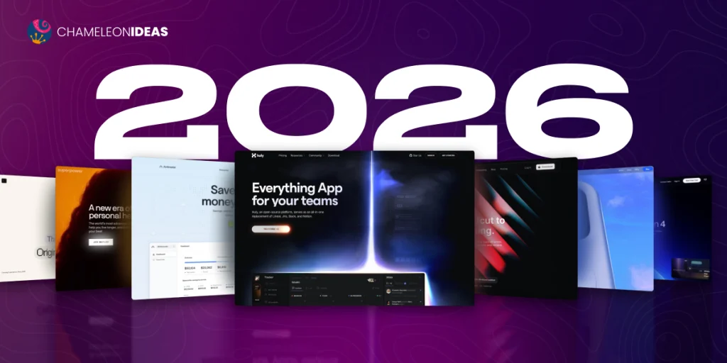 2026 website design service Calgary showcase featuring modern web layouts and interface examples by Chameleon Ideas