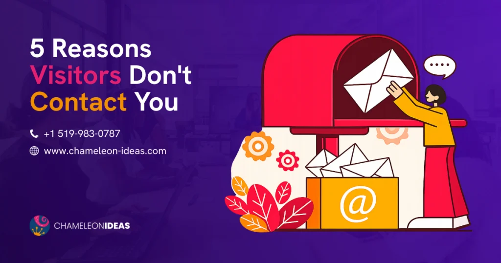 website traffic but no leads